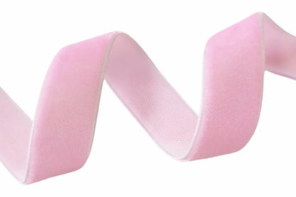 Abbaoww Pink Velvet Ribbon 5/8 Inch Single Face 25 Yards Craft DIY