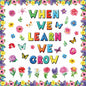 71pcs Classroom Spring Bulletin Board Floral Cutout Decorations