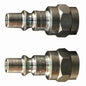 2PK 1/4" NPTF A Coupler Industrial Air Hydraulic Steel Fittings