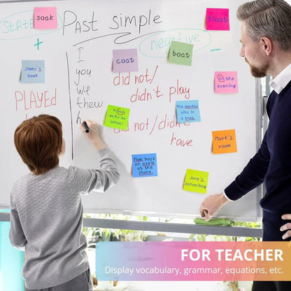Sticky Notes 3x3in 12 Pads Vibrant Colors Easy to Stick School Office Home
