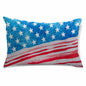 CHANGE MOORE 4th of July Patriotic Throw Pillow Cover 20x12 USA 1pcs