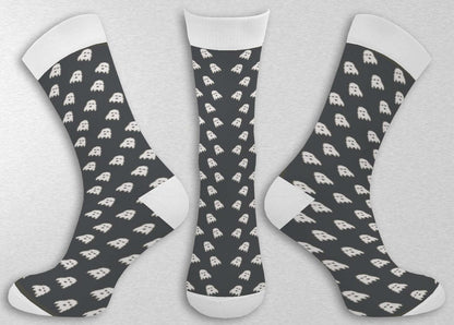 Euroscarves Casual Socks Ghost US 8-11 Regular Size