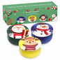 Christmas Scented Candle Set 3 Pack Soy Apple Cinnamon Cedar Vanilla 2.5oz