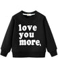 EULLA Toddler Boys Valentines Day Love You More Sweatshirt Size 2T