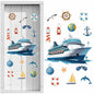 Toodoo 14 Pcs Nautical Cruise Door Magnets Anchor Boat Decorations