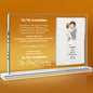 Mom Gifts from Daughter Crystal Keepsake Plaque Unique Mothers Day Gift