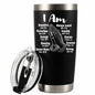 Panvola Vacuum Insulated Tumbler Stainless Steel 20oz Black