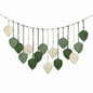 Nature-Inspired Macrame Leaf Wall Hanging Boho Green Tapestry 47.2x30