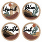 HPNIUB Construction Vehicles Wall Decor 10x10in 4pcs Kids Playroom Art