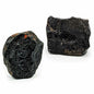 Obsidian Rough Raw Natural Stone Chakra Crystals 2 pcs Reiki Healing