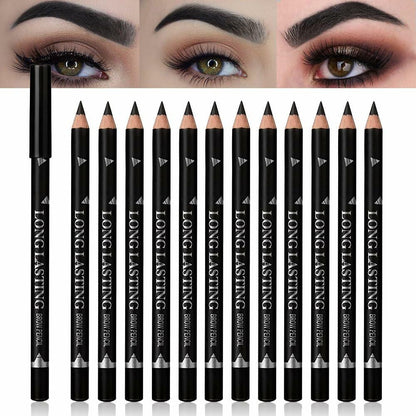 Magic Microblade Eyebrow Pen 4-Tip Precise Contouring Waterproof 2Pcs Black