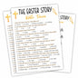 The Easter Story Bible Game Cards Christian Party Game 20 Pcs