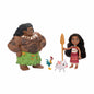 Disney Moana 2-Piece Doll Set Moana & Maui 6-Inch with Pua & Hei Hei