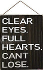 ELEtina Rustic Wooden Sign Friday Night Lights Quote 8x12 inch