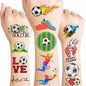 Soccer Temporary Tattoos Sport Theme Birthday Party Favors Decorations 96 PCS