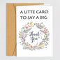 MINGUANGXIXSW Floral Thank You Cards with Kraft Envelopes 8.5x5.5 Inch