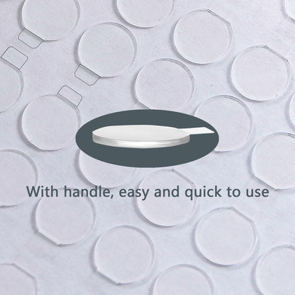 Adhesive Stick Dots Two-Sided Mounting Putty 0.4"x0.4" 700pcs Clear