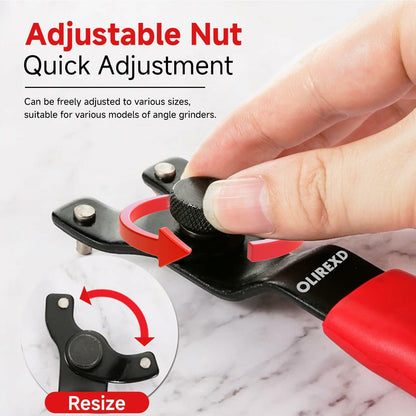 OLIREXD Adjustable Pin Wrench for Angle Grinder Machine Red