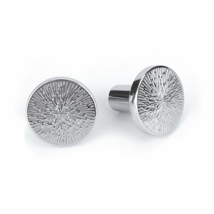 Rergy 10 Pack Silver Zinc Alloy Drawer Knobs Cabinet Pulls Decorative Hardware