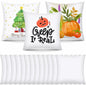 OLSUNOR 16 Pack 17.7"x17.7" White Sublimation Pillow Covers for DIY & Crafts