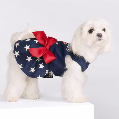 Fitwarm 100% Cotton Holiday Make A Wish Dog Dress Black Size XXS