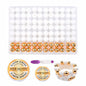 96PCS Silicone Beads Kit 15mm Round Rubber Beads 2 Colors DIY Crafts