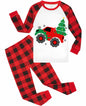 Dolphin&Fish Kids Christmas Pajamas Cotton Gray/Red Size 24 Months