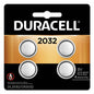 BestBy05/34 Duracell Battery 2032 4 Pack Lithium Coin Cell 3V