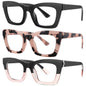 [Like New] Okany Blue Light Blocking Glasses for Women Men Anti Eyestrain UV 3 Pack