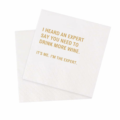 VOWFOO Funny Bible Quote Cocktail Napkins 4.5x4.5in 2-ply 100pcs