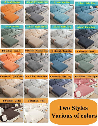 Jejiakell Universal Wear-Resistant Sofa Cover 360° Elastic Anti-Slip Grey