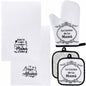 Teenyyou Kitchen Set 5 Pcs Dish Towels Oven Pads Pot Holder Oven Mitt