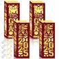 6 Pcs Graduation Table Centerpieces Lantern Boxes LED Light Red Class 2025