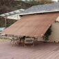 Demoul Shade Sail Rectangle Canopy 185GSM UV Block Wheat 9.84'x9.84'