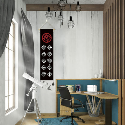DigiTizerArt Jujutsu Kaisen Anime Wall Art Tapestry 13x56in Decor