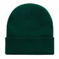 ZOORON Acrylic Knit Cuffed Beanie Hat Unisex Dark Green