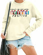 FASHGL Christmas Friends Sweatshirt Women Long Sleeve Apricot