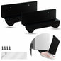 GAODEXIN 3-in-1 Cabinet Foot Pulls 2-Pack Trash Drawer Handle White