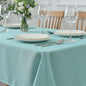maxmill Jacquard Waterproof Spillproof Tablecloth 60x60 Turquoise
