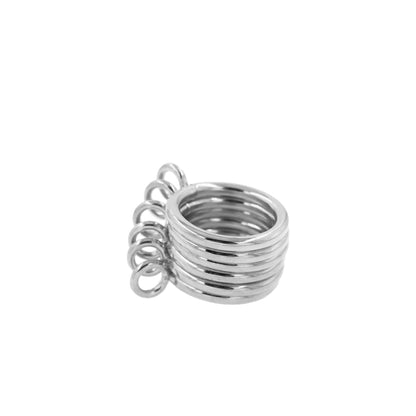 40 Pack Shower Curtain Rings Rust Proof Metal Decorative Hooks for Bathroom