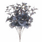KIRIFLY 10pcs Fake Eucalyptus Stems Indoor Greenery Décor Green