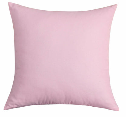 TangDepot Handmade Decorative Cotton Canvas Throw Pillow Covers 14x14 Salmon