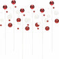 Sea Team Christmas Tree Branches Ornaments Twigs 15-Inch Champagne White 6-Pack