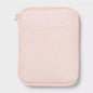 [Like New] Brightroom Zip Tablet Pouch Laptop Bag Blush Pink 12in x 9.25in