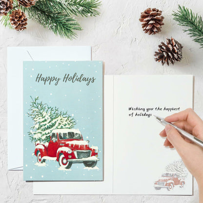 [Like New] STYPOP Christmas Cards 24-Pack 4x6 Assorted Designs with Envelopes