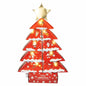 Decoration Boxes Tree Shape LED Light Gift Boxes 19.8x13.6x2.6in Set of 11