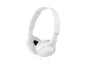 Sony MDR-ZX110 ZX Series Stereo Headphones White Lightweight 0.8oz