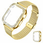 DABAOZA Apple Watch Band Crystal Rhinestone Case Mesh Strap 38mm Starlight