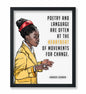 Poster Master Amanda Gorman Poetry Language Poster 8x10 Unframed