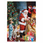 Christmas Eve Secret Painting 1000pc Adult Jigsaw Puzzle Winter Art Santa
